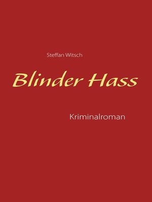 cover image of Blinder Hass